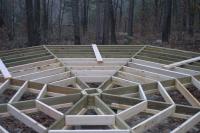 Click to enlarge image - The floor is framed and decked!! -