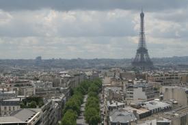  - The Arc De Triumph - Climbing 234 steps... a long walk