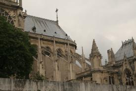 Notre Dame Paris from the river Seine