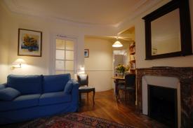 Click to enlarge image View from livingroom to small kitchen - Renting an Apartment in Paris - Definitely THE way to go!!!