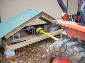 Click to enlarge image - PTO Generator installation complete - Now we can be off grid when the power goes down.