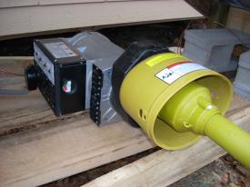 Click to enlarge image - PTO Generator installation complete - Now we can be off grid when the power goes down.