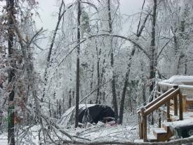  - 2009 Ice Storm hits North West Arkansas with a VENGENCE!! - We survived the big ice storm of 2009 with our brand new generator!