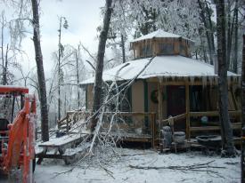  - 2009 Ice Storm hits North West Arkansas with a VENGENCE!! - We survived the big ice storm of 2009 with our brand new generator!