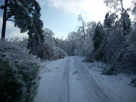  - 2009 Ice Storm hits North West Arkansas with a VENGENCE!! - We survived the big ice storm of 2009 with our brand new generator!