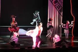 Click to enlarge image Project Cruella Fashion Show - New Disney Show Villains Tonight - Disney Magic 3/23/2010