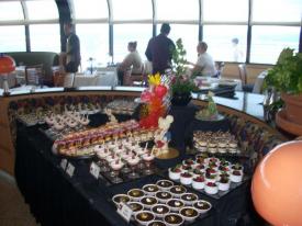 Brunch Dessert table... one of them. Brunch Dessert table... one of them. - Special Don't Miss Experiences on the Disney Wonder - Panama Cruise January 2011 - Last Trans-canal trip planned for the Disney Wonder at this time.