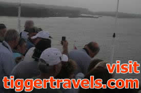 Lotsa people on deck Lotsa people on deck - Day Six and the Panama Canal Crossing on Day Seven! Part 1 - Panama Cruise January 2011 - Last Trans-canal trip planned for the Disney Wonder at this time.