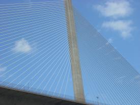 Freedom Brigde, it is beautiful! Freedom Brigde, it is beautiful! - The Gaillard (Culebra) Cut, Panama Canal! Part 4 - Panama Cruise January 2011 - Last Trans-canal trip planned for the Disney Wonder at this time.