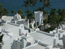 Beautiful white rooftops. Beautiful white rooftops. - Day Twelve in Manzanillo, Mexico - Panama Cruise January 2011 - Last Trans-canal trip planned for the Disney Wonder at this time.