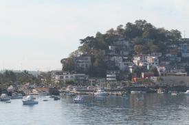 View of part of Manzanillo while entering harbor. View of part of Manzanillo while entering harbor. - Day Twelve in Manzanillo, Mexico - Panama Cruise January 2011 - Last Trans-canal trip planned for the Disney Wonder at this time.