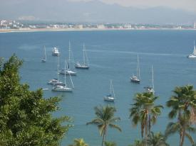 Hilltop view back toward Manzanillo. Hilltop view back toward Manzanillo. - Day Twelve in Manzanillo, Mexico - Panama Cruise January 2011 - Last Trans-canal trip planned for the Disney Wonder at this time.