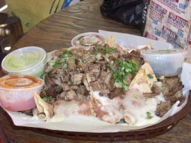 Cabo Wabo Cantina Beef Nachos Cabo Wabo Cantina Beef Nachos - Day Fourteen Cabo San Lucas - Panama Cruise January 2011 - Last Trans-canal trip planned for the Disney Wonder at this time.