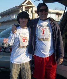 Click to enlarge image Excited and READY TO GO! Yeah!! - Eureka Victorian Classic 10k Run -