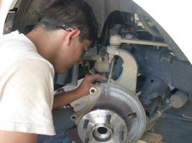NOW that plate looks right. NOW that plate looks right. - Changing the front wheel bearing on a 2007 Dodge Durango - A Humorous look at the underbelly of a two wheel drive