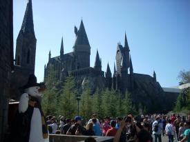 The Forbidden Journey is located in Hogwarts, visible from nearly the whole park The Forbidden Journey is located in Hogwarts, visible from nearly the whole park - The Wizarding World of Harry Potter - Part Two - Universal's Island of Adventure brings Hogwarts and Hogsmeade to life
