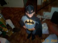 Click to enlarge image  - Holloween - T-rex and Batman