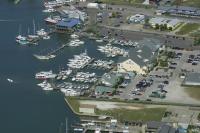 Flying over Port Aransas