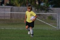 Click to enlarge image  - Adam Practices Soccer - New Port A Stars in the Making