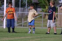 Click to enlarge image - Val at Soccer Practice - Coming into his own